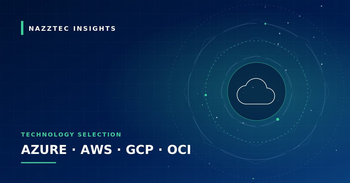 Azure vs AWS vs Google Cloud vs OCI: An Honest Comparison — cover illustration